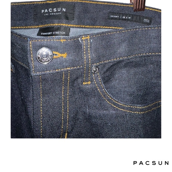 NWOT - Mens Dark Denim PacSun Jeans - Picture 3 of 3